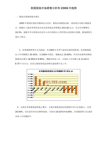 服装市场销售未来发展趋势分析( 4)