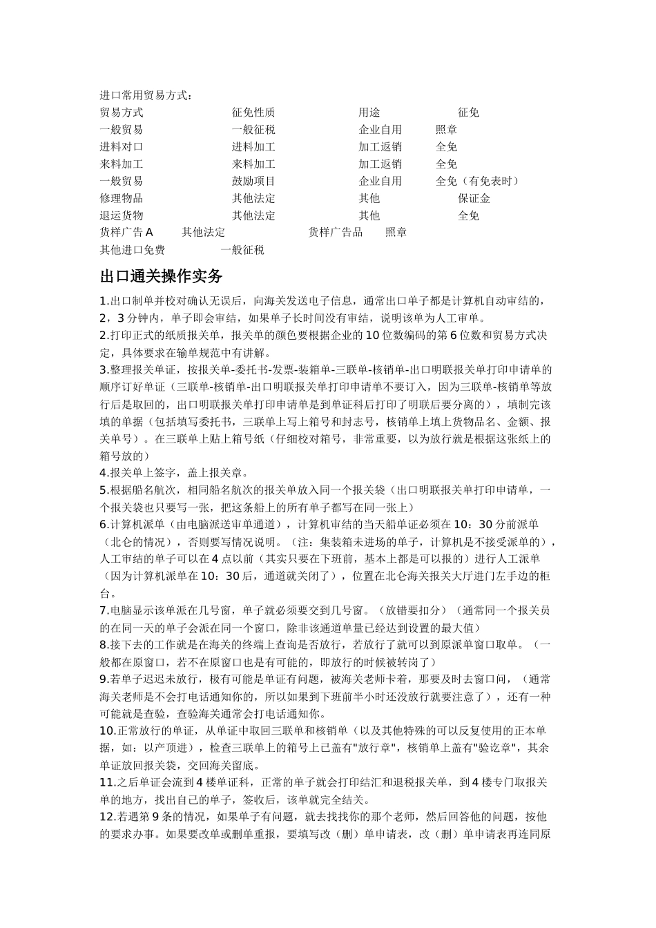 进口常用贸易方式_第1页