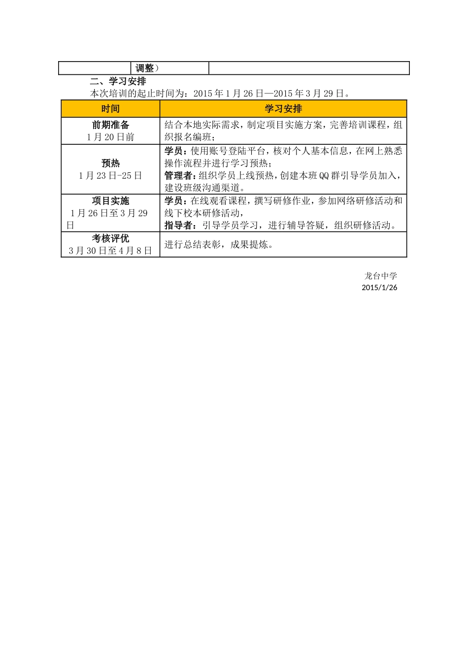 网络培训学习安排_第2页