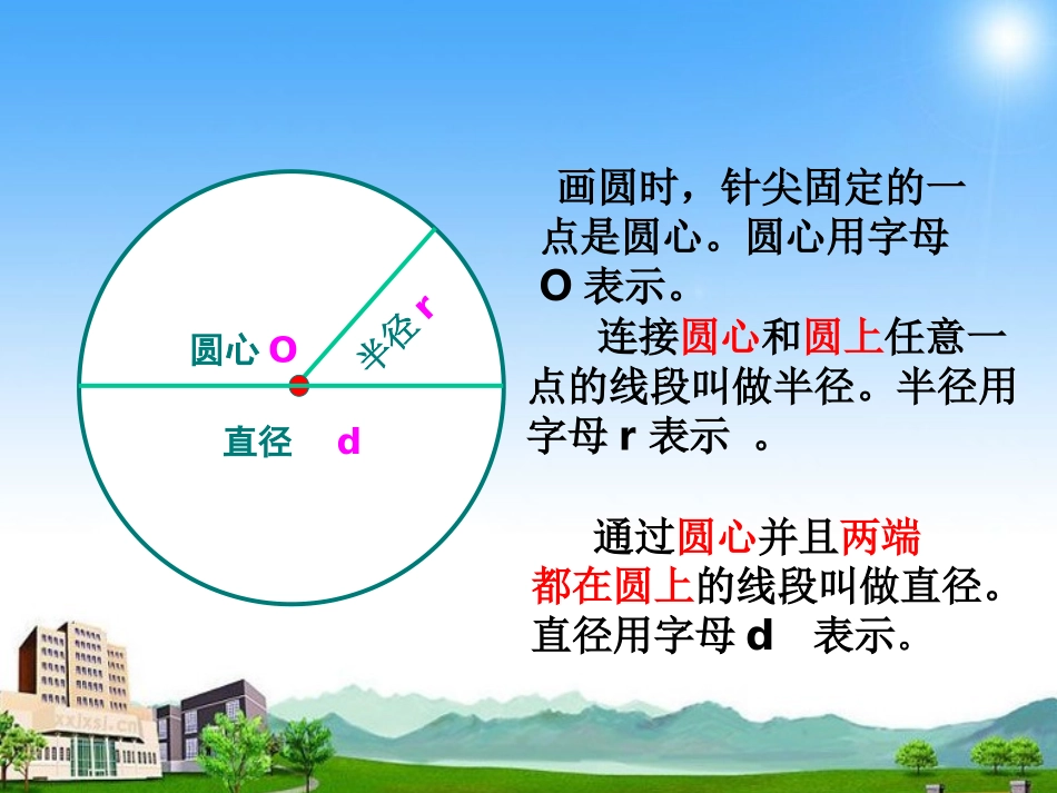 苏教版五年级数学下册圆的整理和复习_第3页
