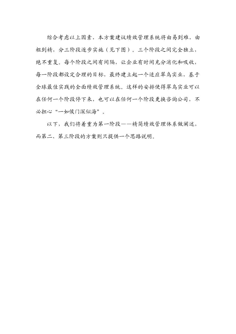 翠鸟实业绩效管理系统咨询建议(1)_第2页