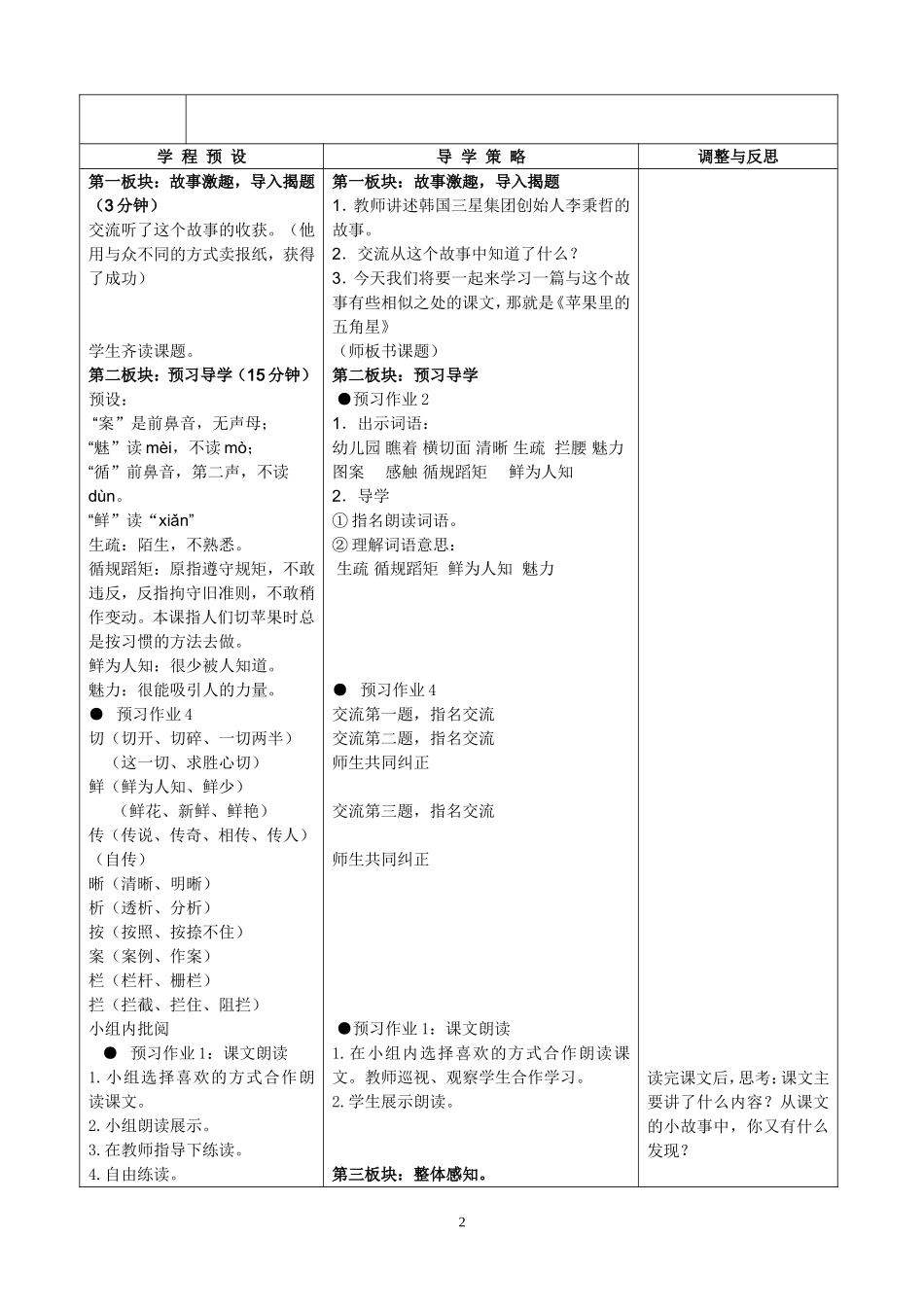《苹果里的五角星》_第2页