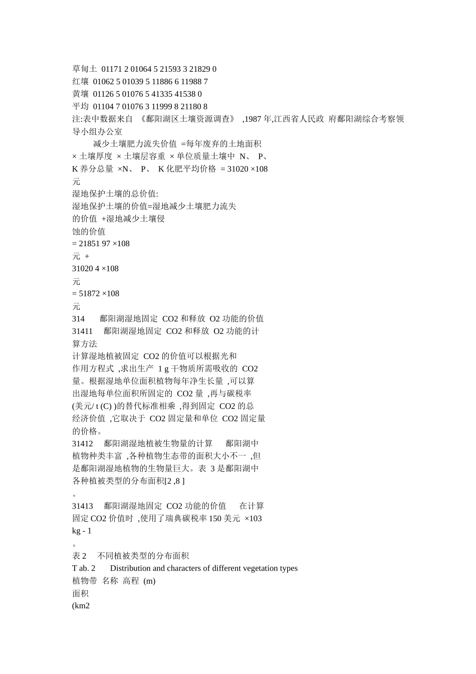 鄱阳湖湿地生态系统服务功能价值评估研究3_第3页