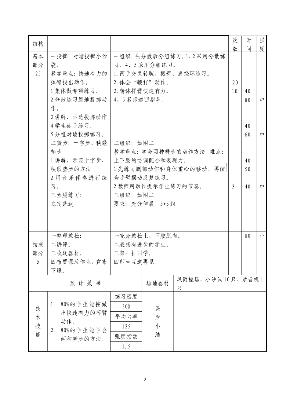 对墙投掷小沙袋_第2页