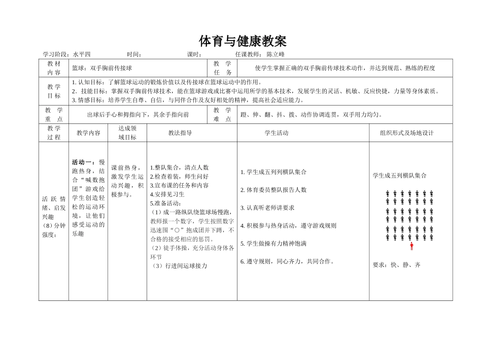 （中小学精品）篮球教学设计_第1页