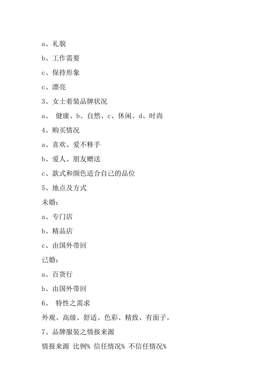 某某品牌女装市场营销广告企划方案_第3页