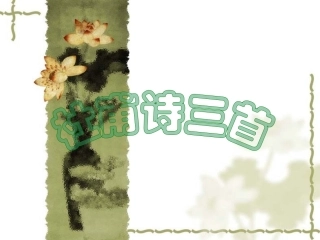 《杜甫诗三首》教学课件（二）