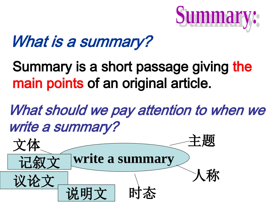 高考英语写作summary(记叙文概括)_第2页