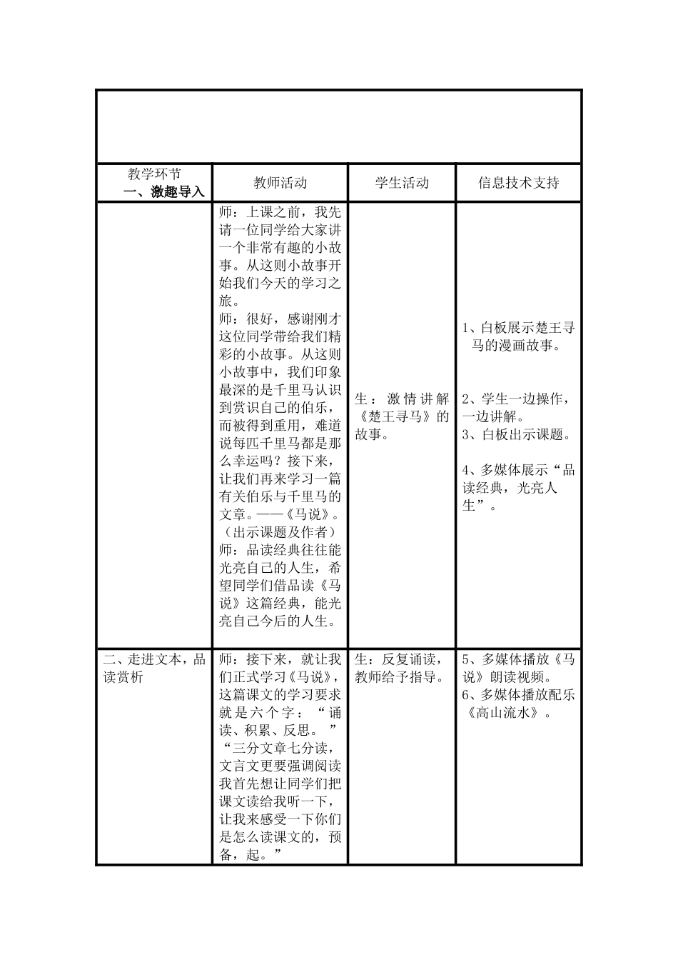 《马说》信息化教学设计_第3页