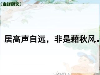 金蝉脱壳第二课时