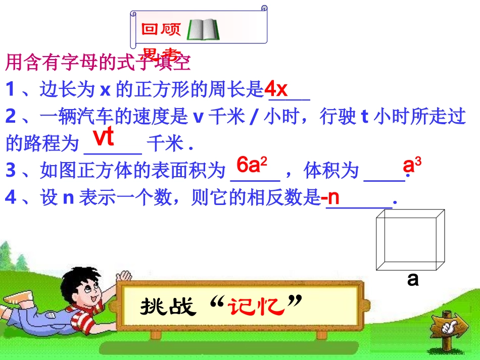 人教版七年级数学上册单项式_第3页