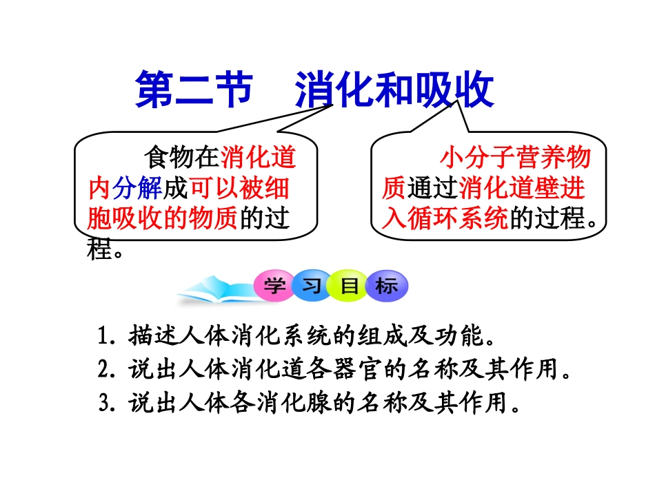 消化和吸收（第一课时）_第1页