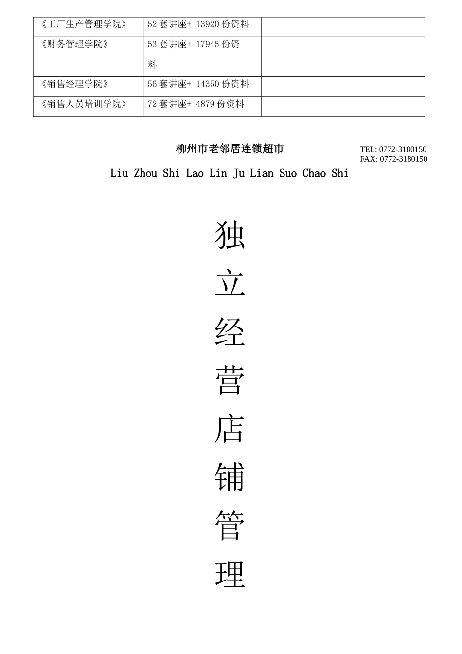 独立经营店铺管理规定_第2页