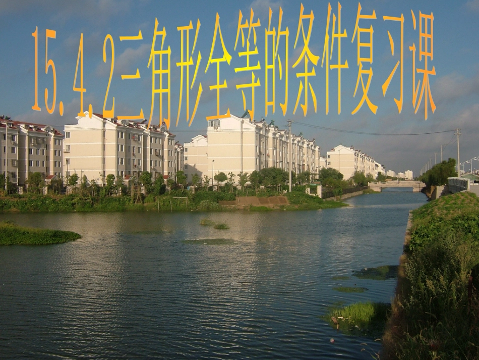 (中小学精品）全等三角形复习（一）_第1页