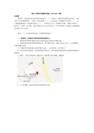 进出口资质申请指南