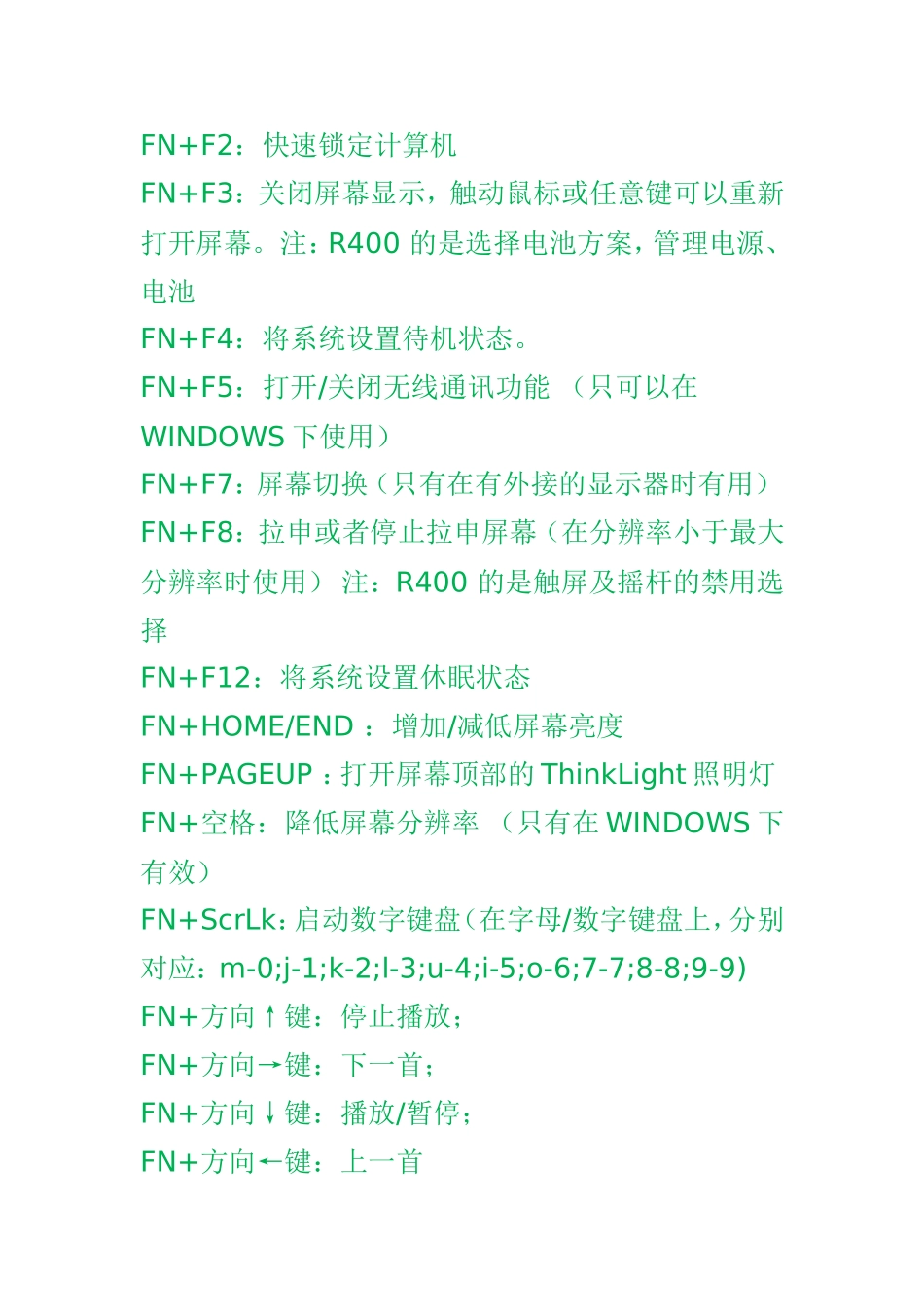 “Fn”按钮功能定位汇总_第2页