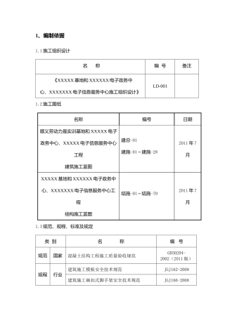 高大模架专项施工方案
