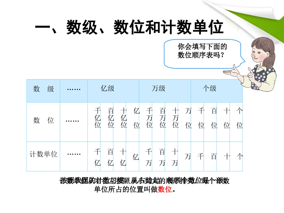大数的认识复习课课件_第2页