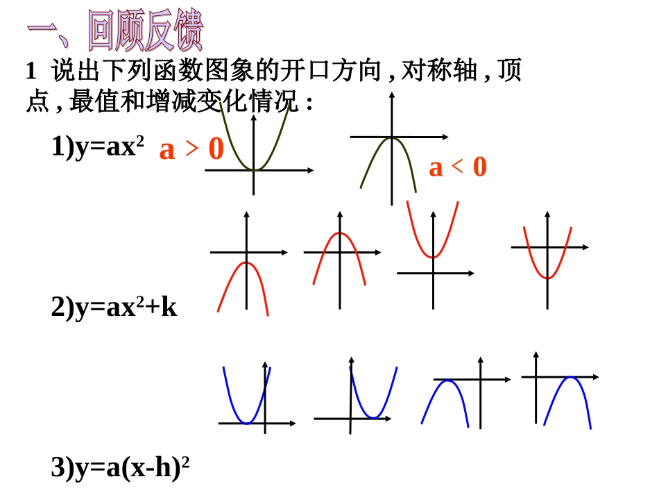 -二次函数图像与性质(左右及上下平移)_第2页