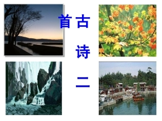 《题破山寺后禅院》《登岳阳楼》