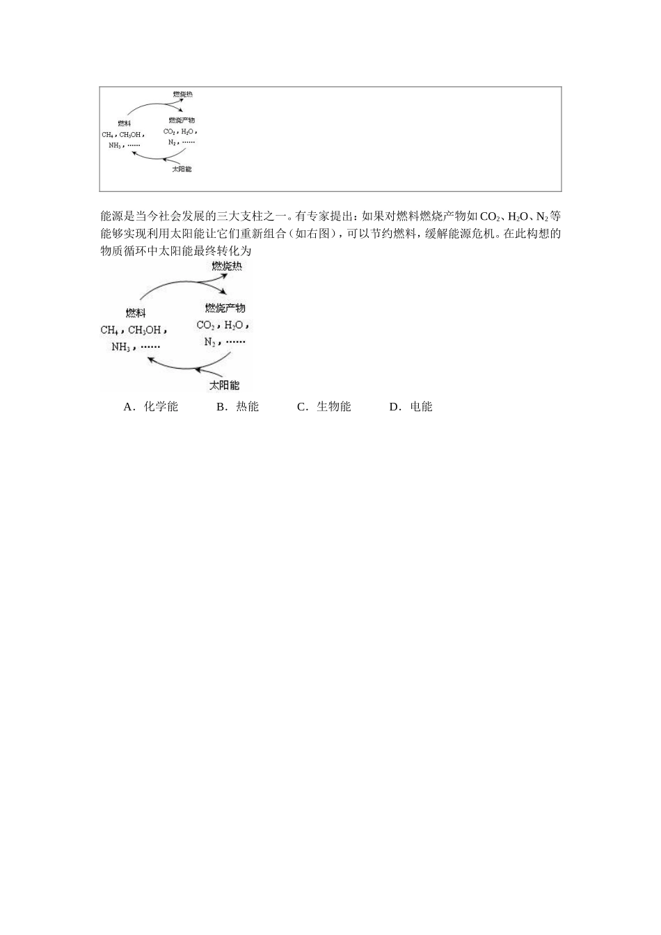 能源是当今社会发展的三大支柱之一_第1页