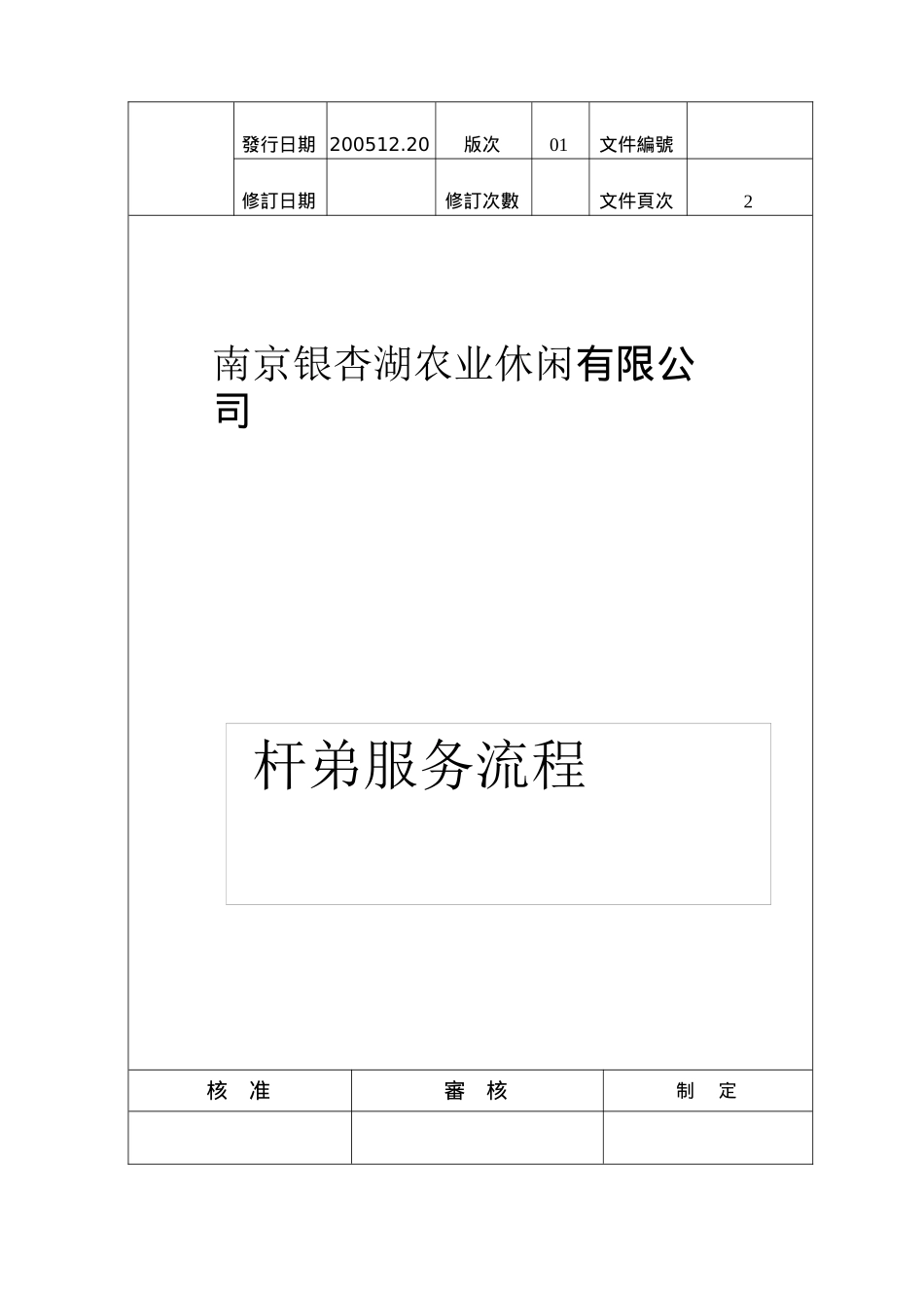 杆弟服务操作流程_第1页