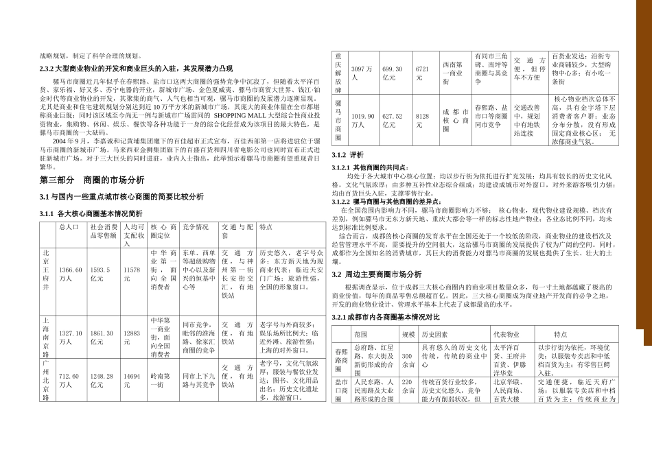 骡马市商圈项目市场分析+策划+定位_第3页