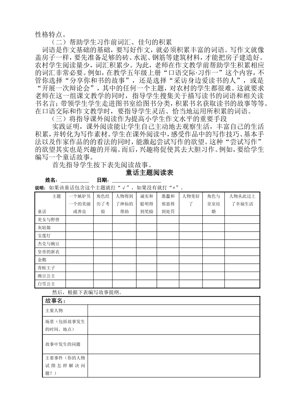 提高农村小学生作文水平的教学策略初探_第3页
