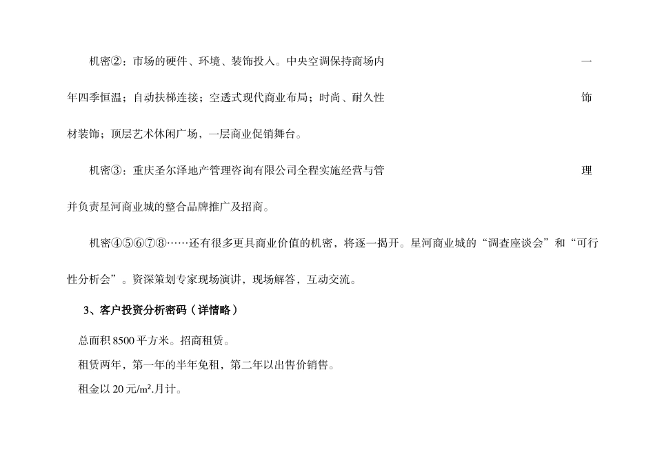 某房地产公司星河商业城项目营销企划方案_第2页