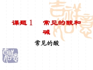 常见的酸_硫酸PPT课件