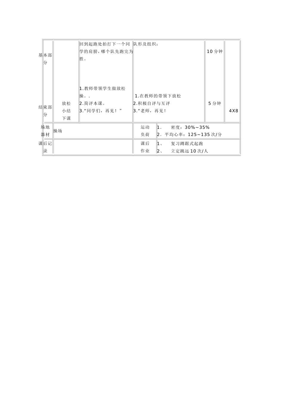 （中小学精品）蹲踞式起跑教案_第3页