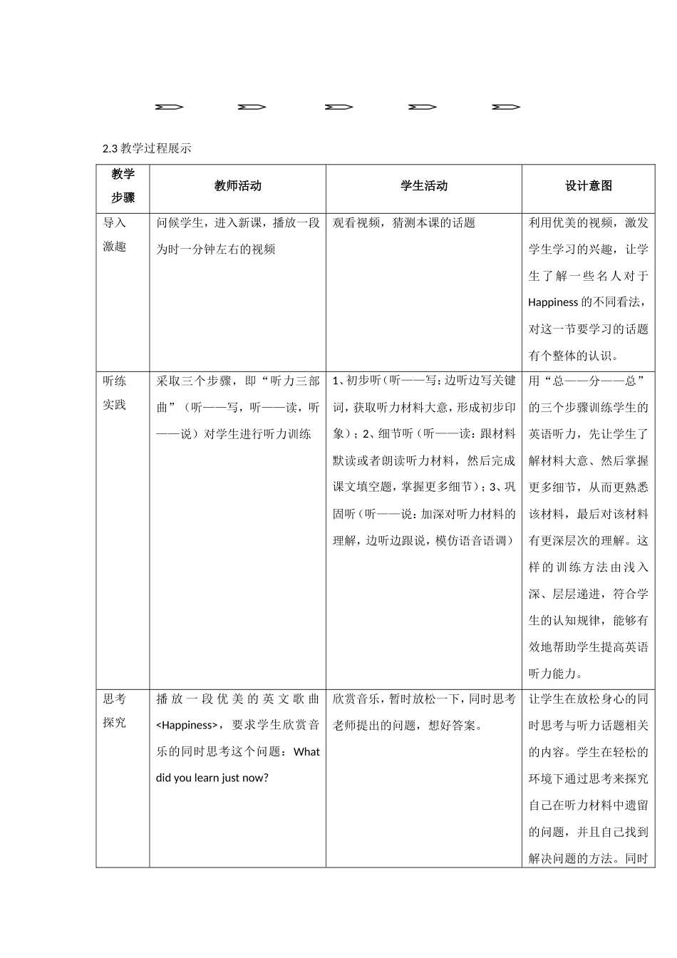 happiness教学设计_第3页