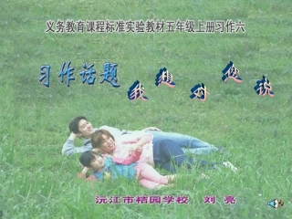 (中小学精品）刘亮作文指导课说课课件