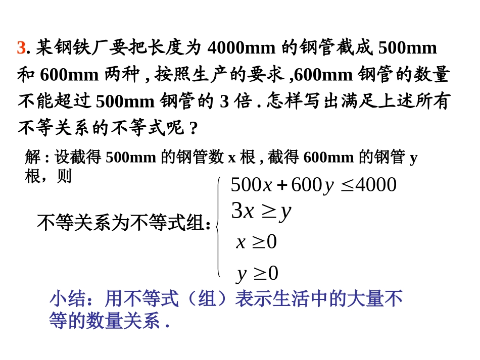 不等关系与不等式_课件_第3页