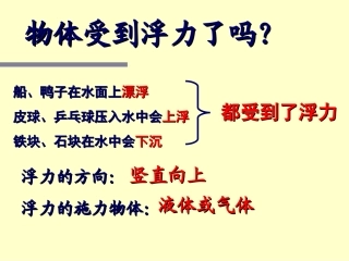 第二节阿基米德原理
