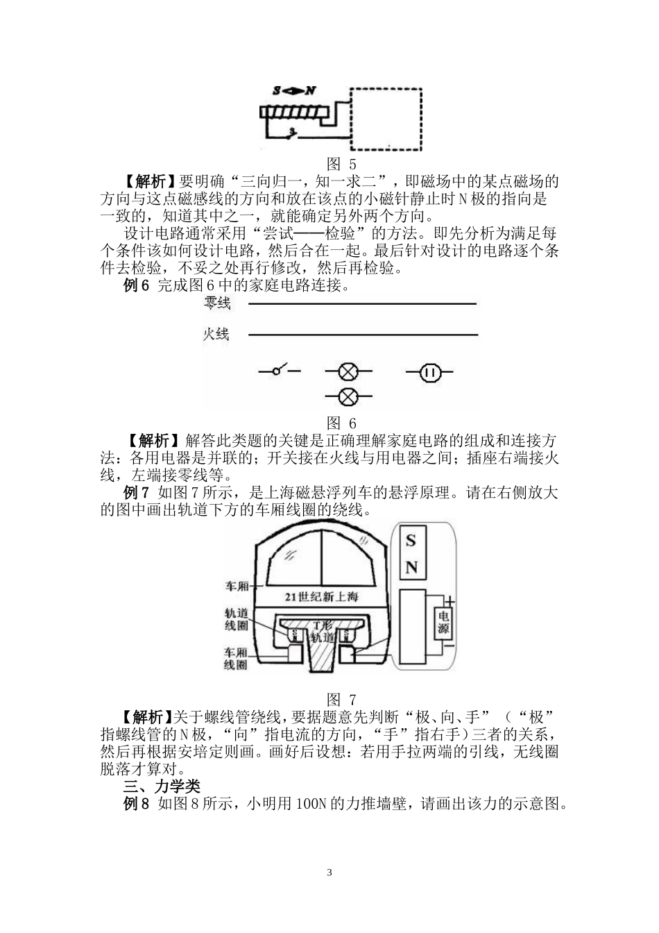 中考物理作图专题复习_第3页