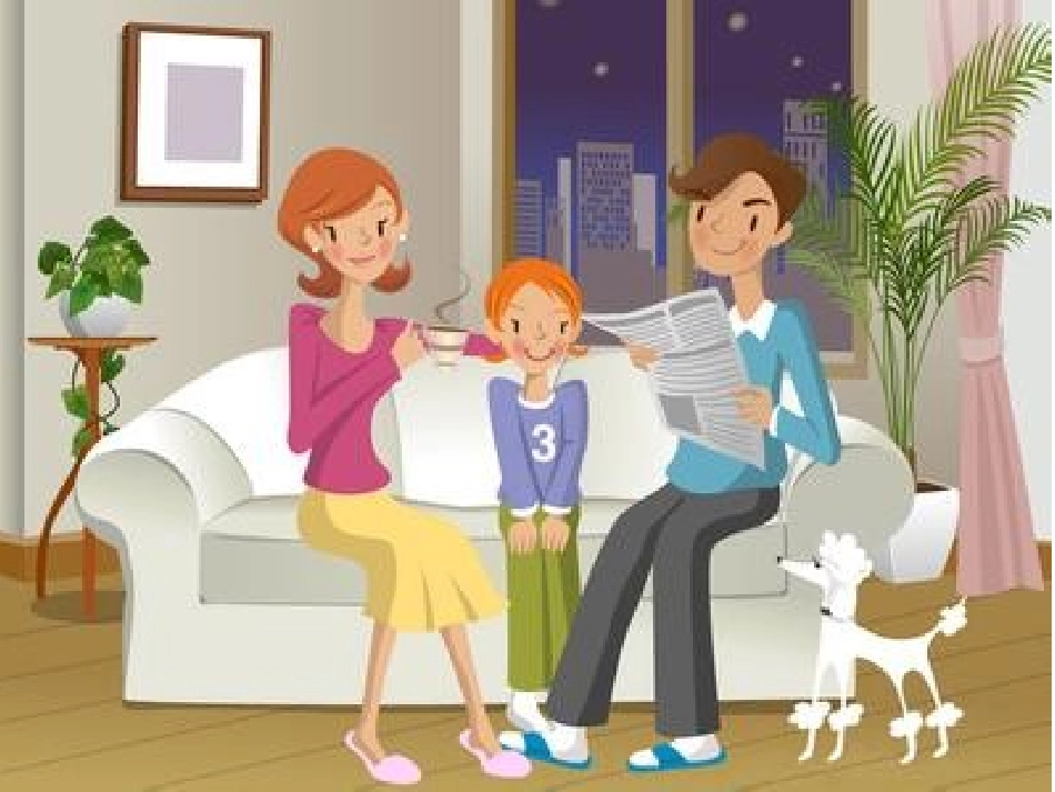 中班散文诗：家是什么_第1页