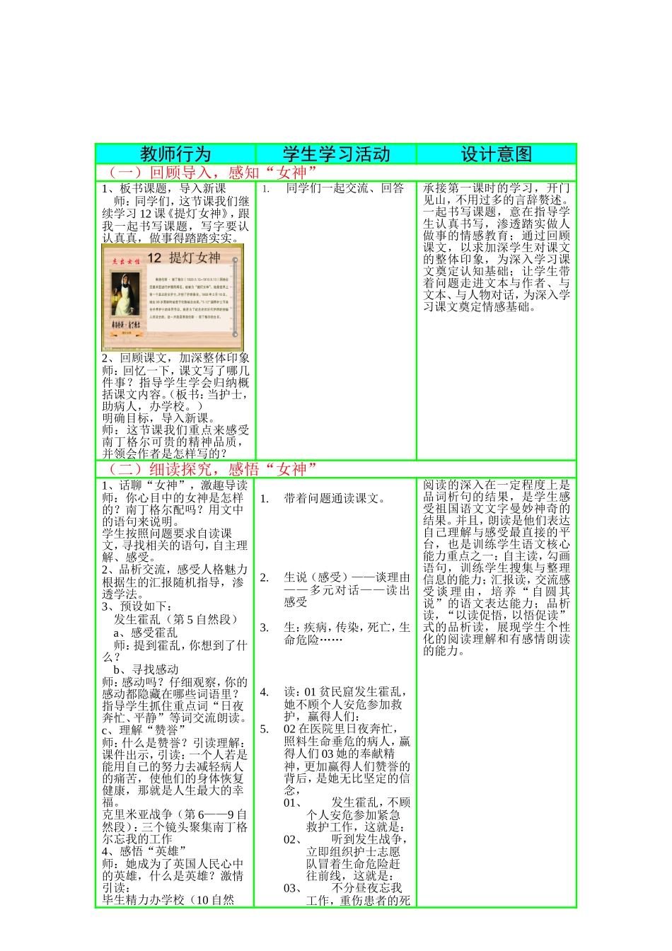 提灯女神教学设计_第2页