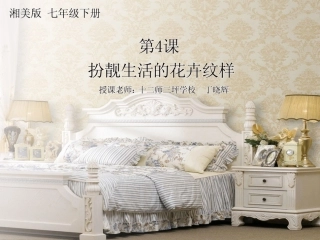 扮靓生活的花卉纹样（课件）