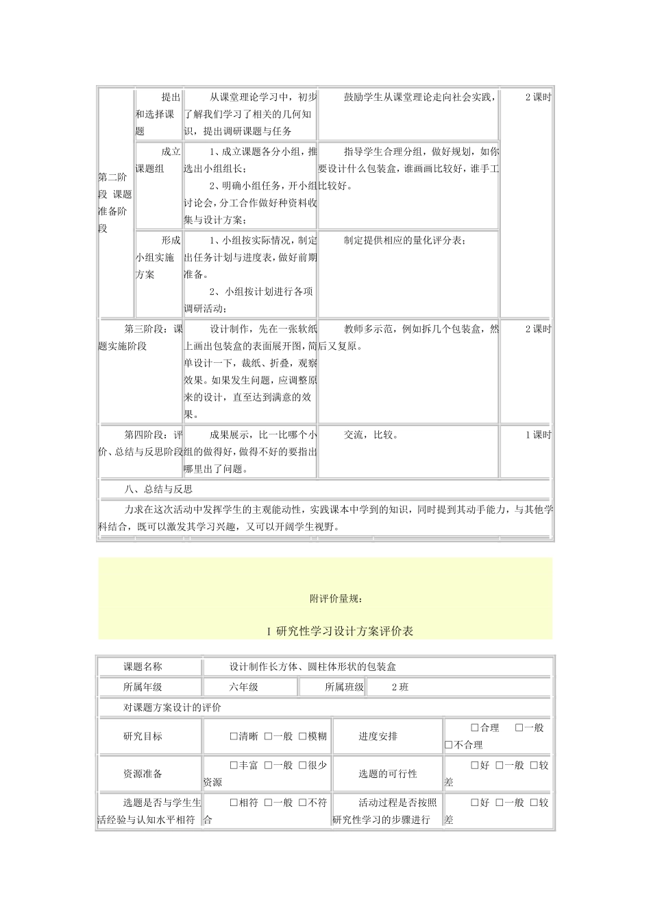 研究性学习方案的设计_第3页
