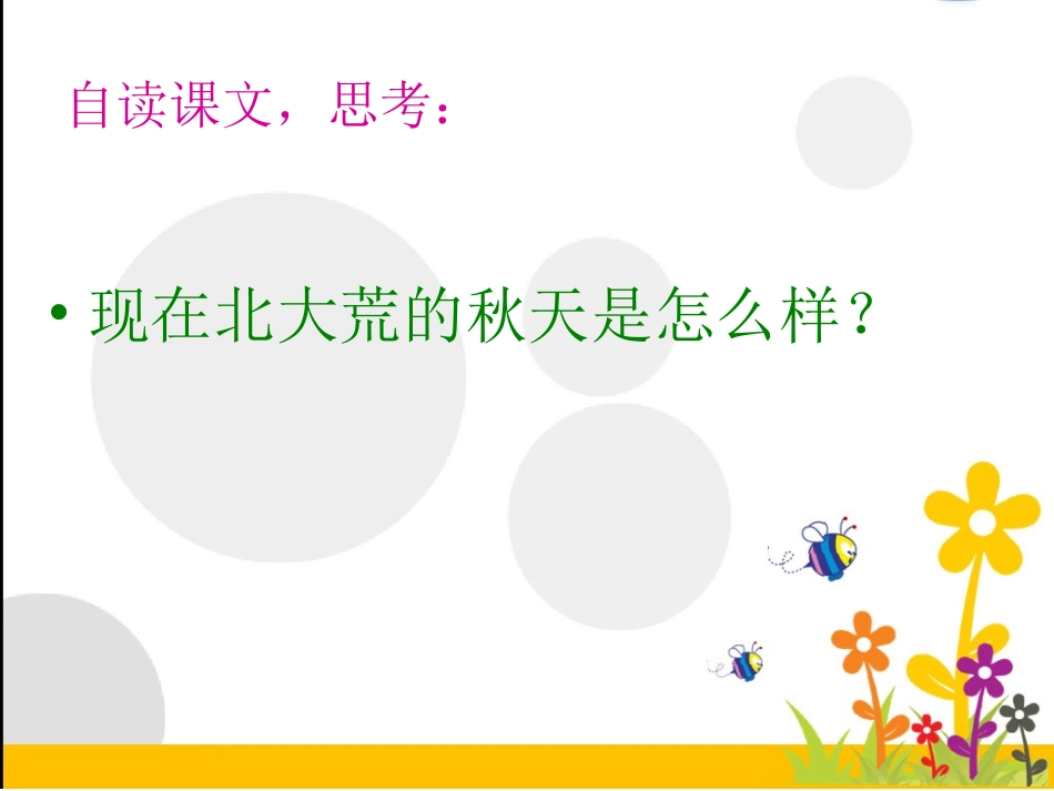 （中小学精品）《北大荒的秋天》课件_第3页