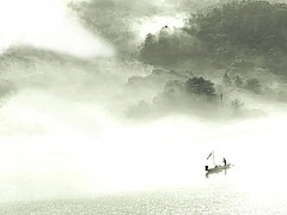 典雅水墨山水背景模板【无水印】_第3页