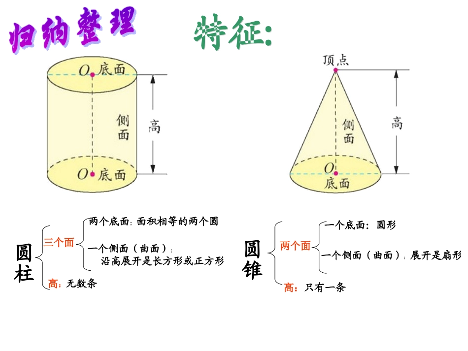 圆柱、圆锥的整理与复习_第3页