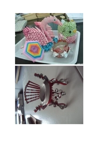 废旧材料手工照片