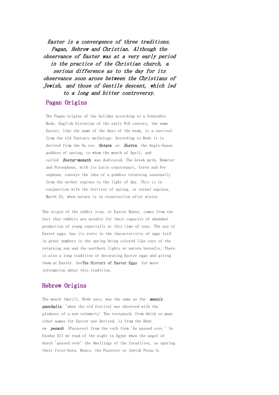 复活节TheHistoryofEaster_第1页