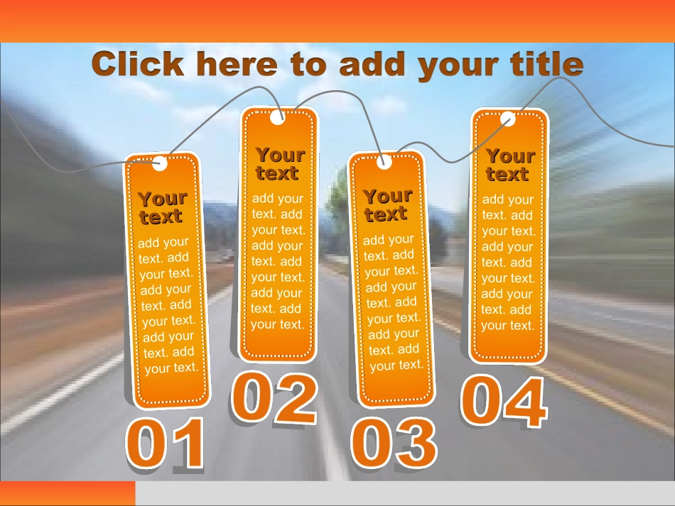 橙色时尚科技感PPT模板_第3页