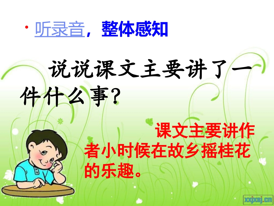 桂花雨公开课_PPT课件_第2页