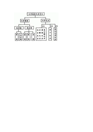 化学物质及其变化