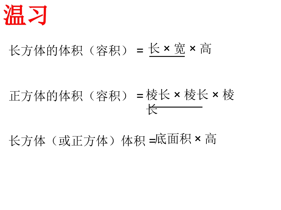 人教版_五年级下学期数学_用排水法求不规则物体体积_优质课件_第2页