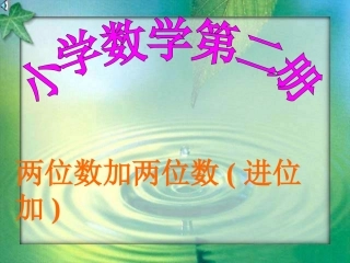 （中小学精品）两位数加两位数